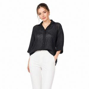 خرید اینترنتی قیمت شومیز شیشه ای نگین دار
