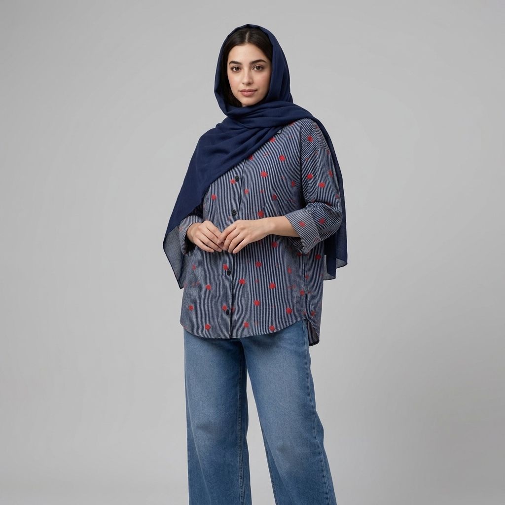 خرید اینترنتی قیمت شومیز زنانه قلبی