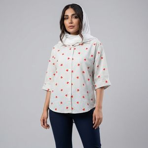 خرید اینترنتی قیمت شومیز زنانه قلبی