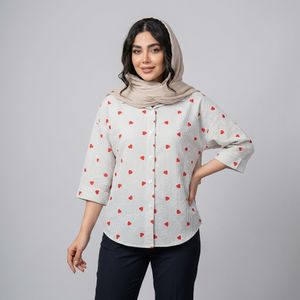 خرید اینترنتی قیمت شومیز زنانه قلبی