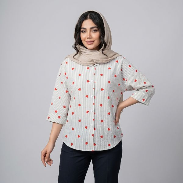 شومیز زنانه قلبی