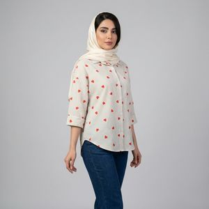 خرید اینترنتی قیمت شومیز زنانه قلبی