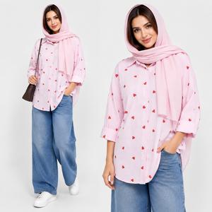 خرید اینترنتی قیمت شومیز زنانه قلبی