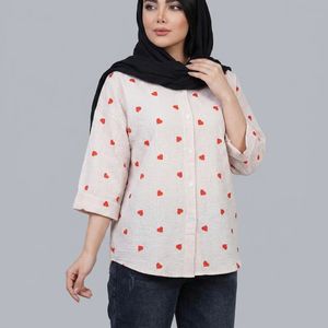 خرید اینترنتی قیمت شومیز زنانه قلبی