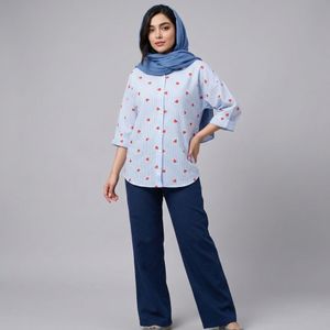 خرید اینترنتی قیمت شومیز زنانه قلبی
