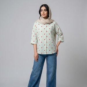 خرید اینترنتی قیمت شومیز زنانه قلبی