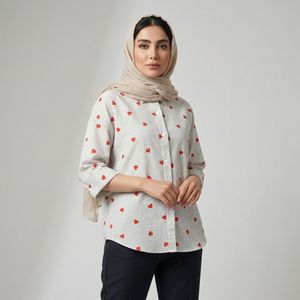 خرید اینترنتی قیمت شومیز زنانه قلبی