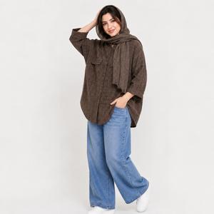 خرید اینترنتی قیمت شومیز زنانه یقه ایستاده