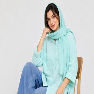 خرید اینترنتی قیمت شومیز زنانه یقه ایستاده