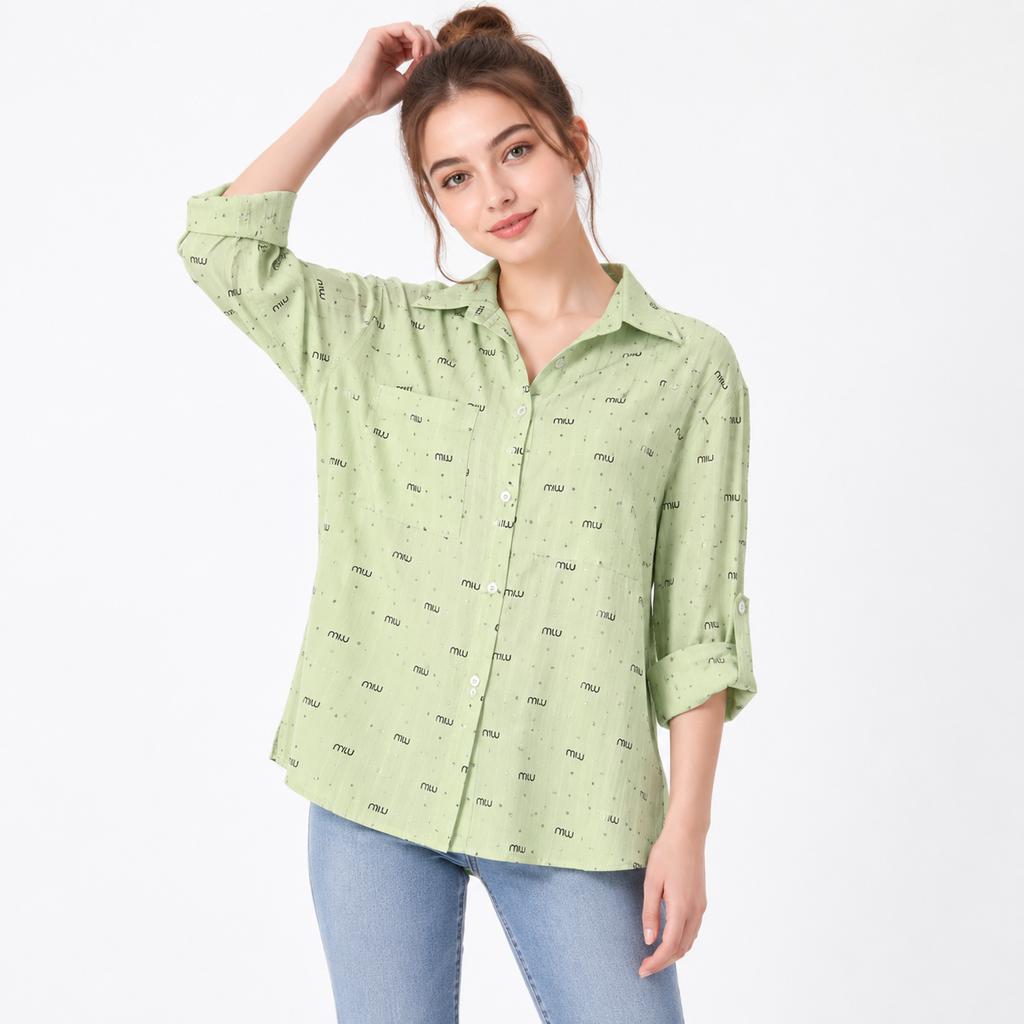 خرید اینترنتی قیمت شومیز زنانه اسپرت miu miu