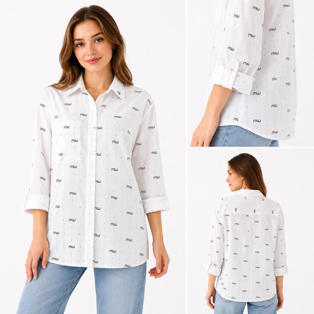 خرید اینترنتی قیمت شومیز زنانه اسپرت miu miu