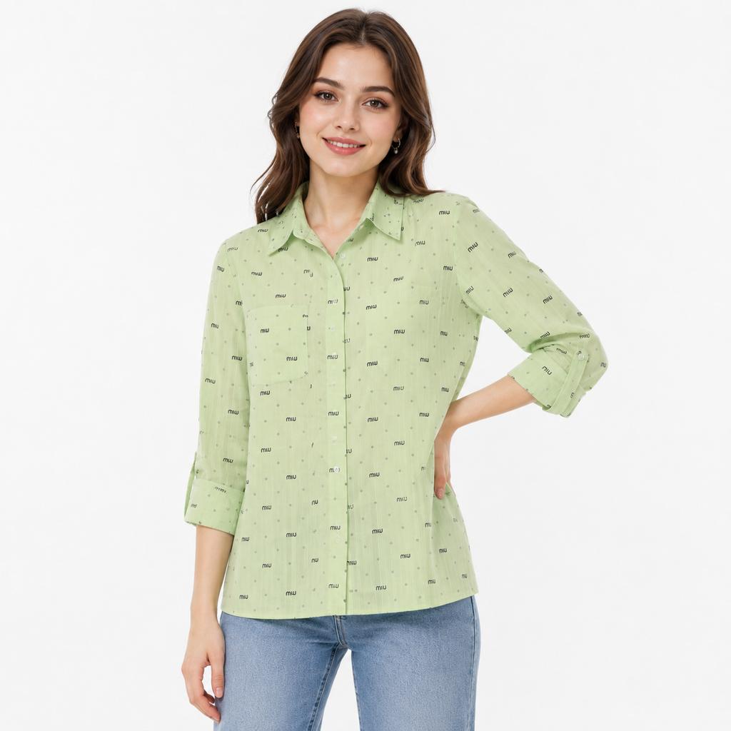 خرید اینترنتی قیمت شومیز زنانه اسپرت miu miu