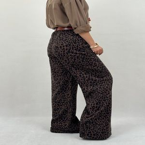 خرید اینترنتی قیمت شلوار پلنگی زنانه سیلک ریزشی