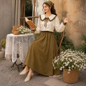 ست شومیز و دامن زنانه وارداتی