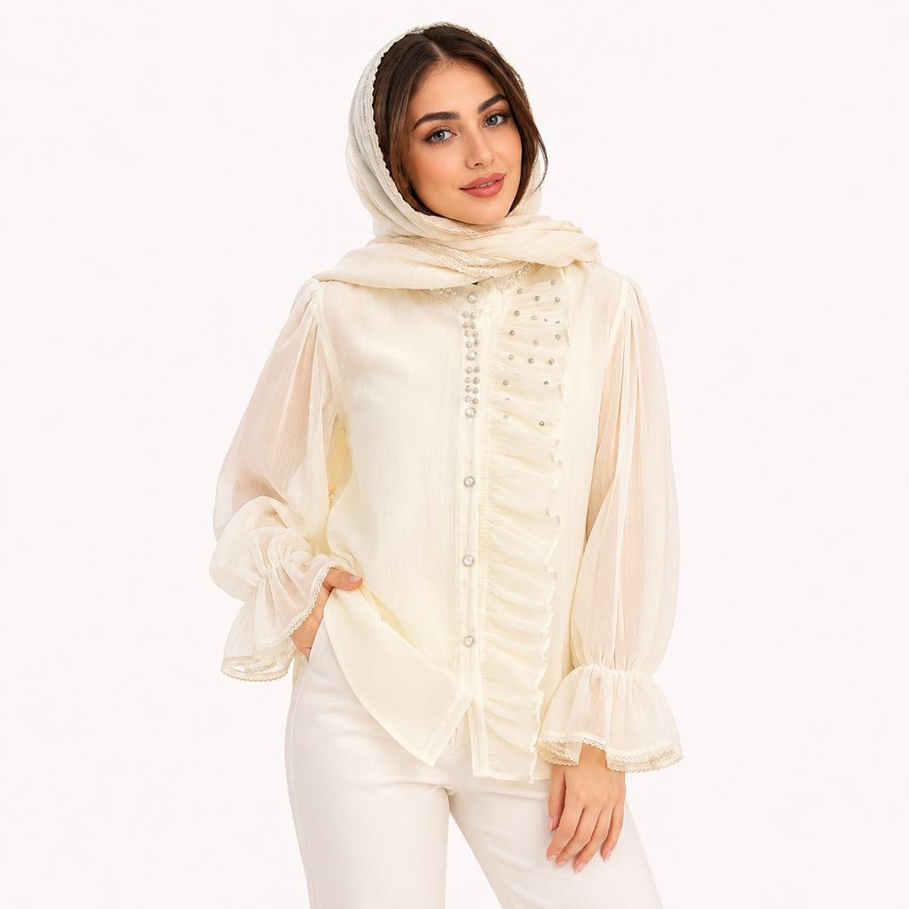 خرید اینترنتی قیمت شومیز زنانه مجلسی حریر وارداتی