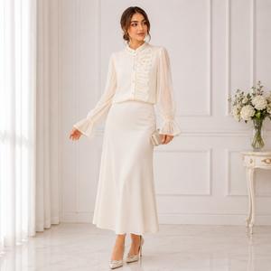 خرید اینترنتی قیمت شومیز زنانه مجلسی حریر وارداتی