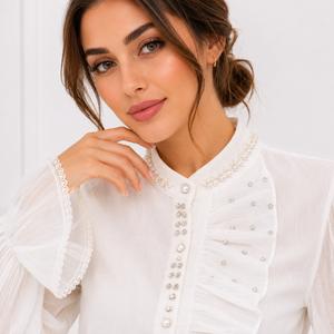 خرید اینترنتی قیمت شومیز زنانه مجلسی حریر وارداتی