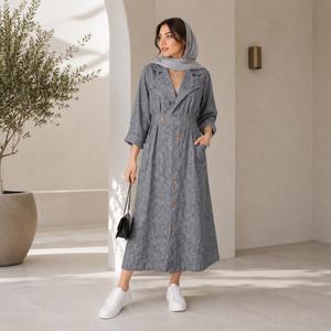 خرید اینترنتی قیمت مانتو بلند زنانه لینن