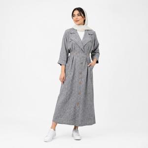 خرید اینترنتی قیمت مانتو بلند زنانه لینن