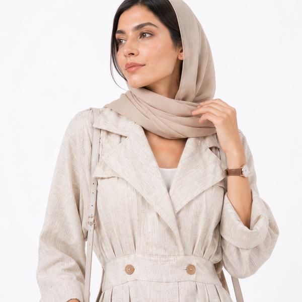 مانتو بلند زنانه لینن