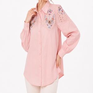 خرید اینترنتی قیمت شومیز زنانه گلدوزی وارداتی