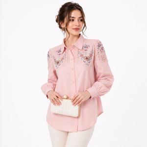 خرید اینترنتی قیمت شومیز زنانه گلدوزی وارداتی