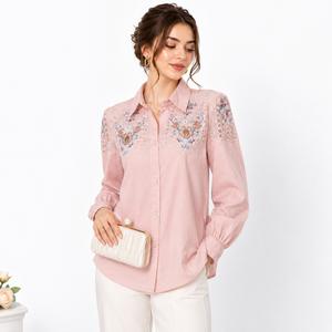 خرید اینترنتی قیمت شومیز زنانه گلدوزی وارداتی