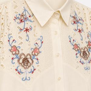 خرید اینترنتی قیمت شومیز زنانه گلدوزی وارداتی