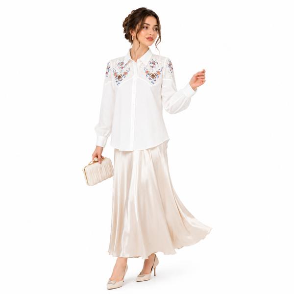 شومیز زنانه گلدوزی وارداتی