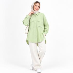 خرید اینترنتی قیمت شومیز زنانه کتان وارداتی