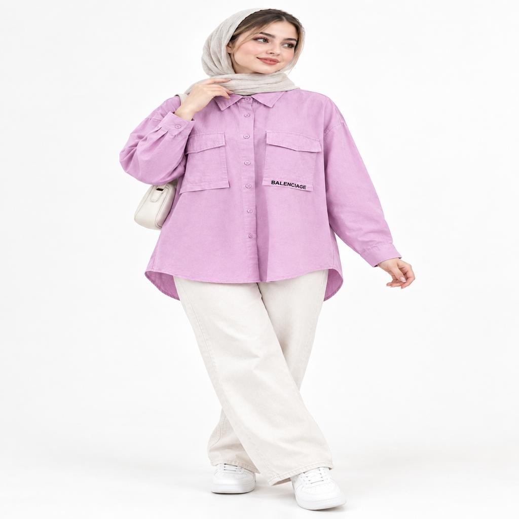 خرید اینترنتی قیمت شومیز زنانه کتان وارداتی