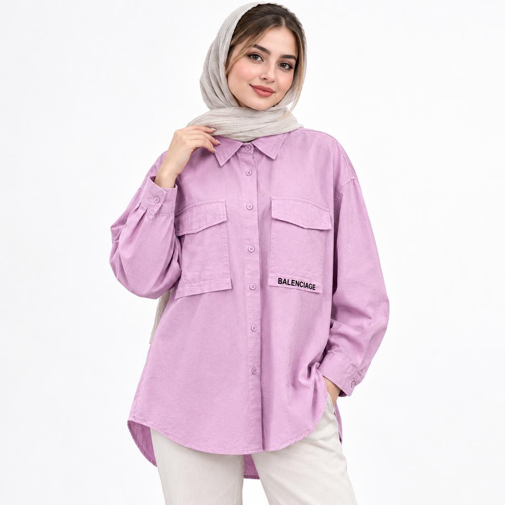 خرید اینترنتی قیمت شومیز زنانه کتان وارداتی