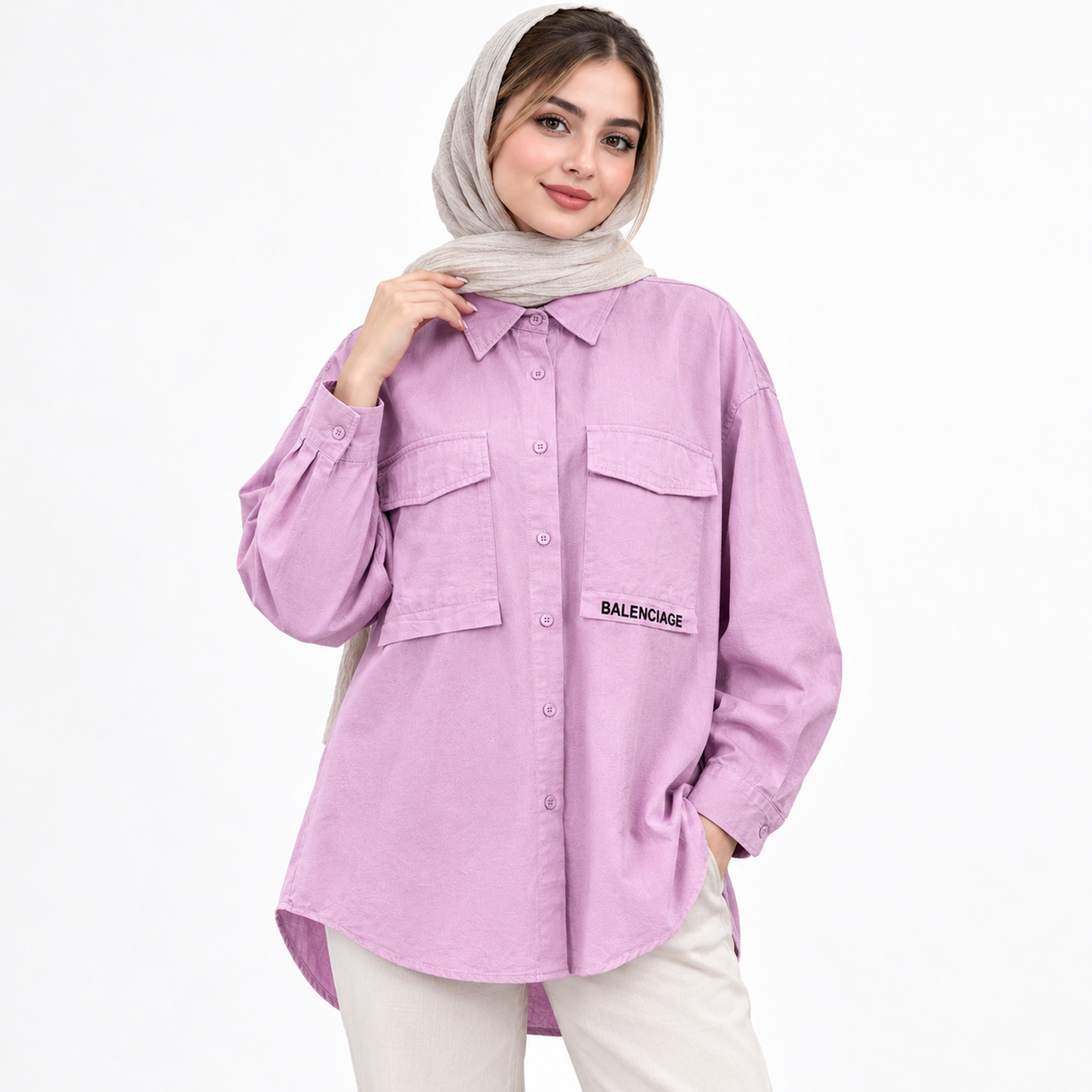 خرید اینترنتی قیمت شومیز زنانه کتان وارداتی