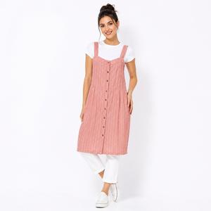 خرید اینترنتی قیمت پیراهن زنانه لینن اسپرت بیگ سایز تا سایز 56