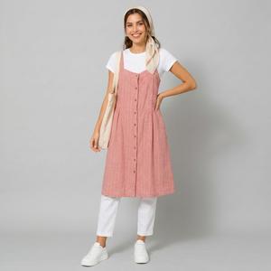 خرید اینترنتی قیمت پیراهن زنانه لینن اسپرت بیگ سایز تا سایز 56
