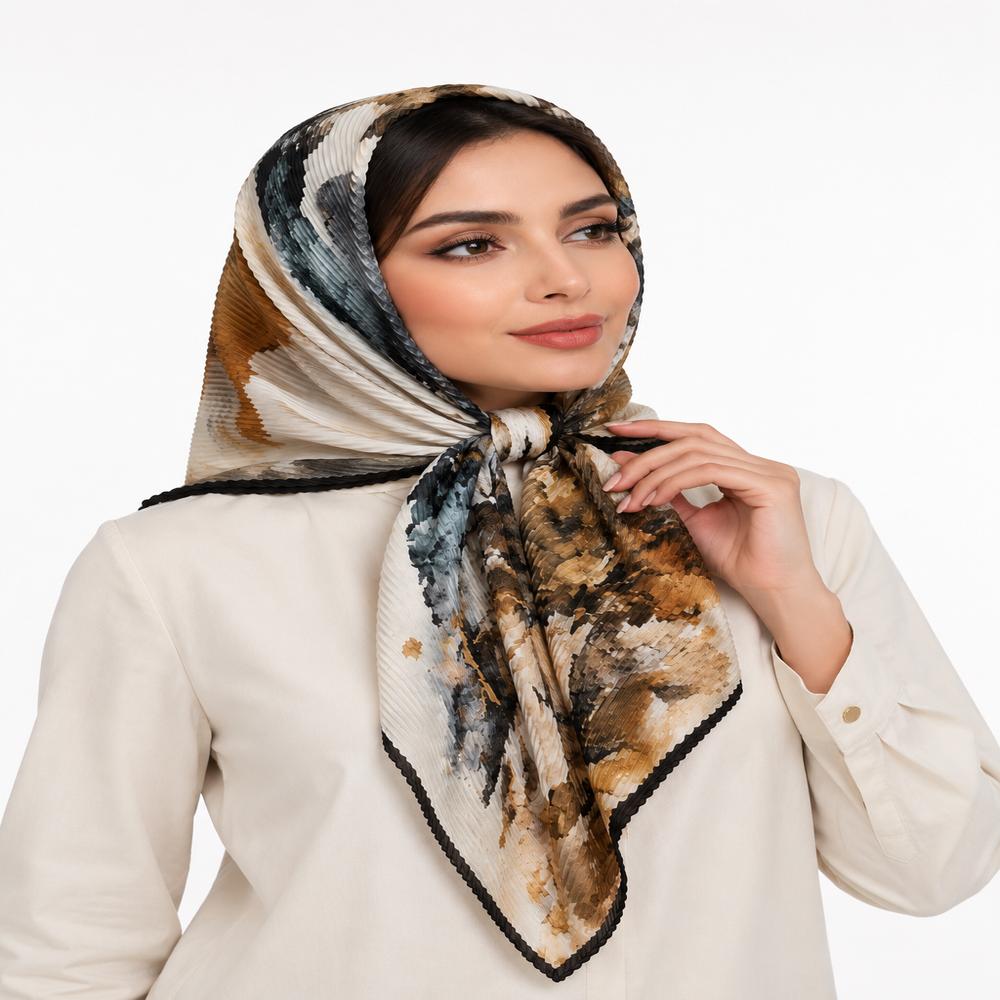 خرید اینترنتی قیمت روسری زنانه پلیسه وارداتی