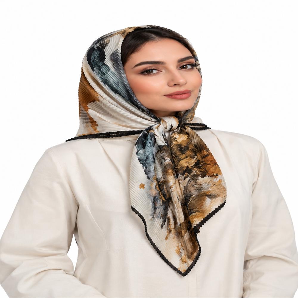 خرید اینترنتی قیمت روسری زنانه پلیسه وارداتی