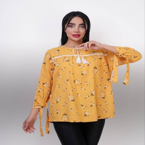 تونیک زنانه گلدار میخک