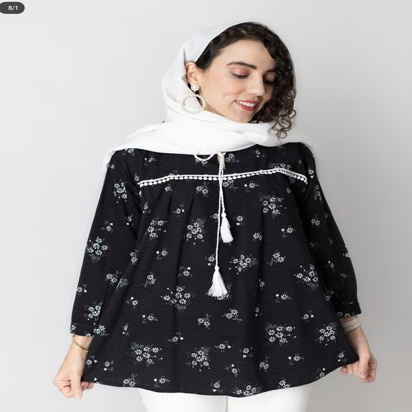 تونیک زنانه گلدار میخک