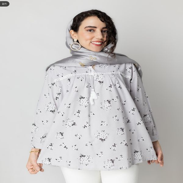 تونیک زنانه گلدار میخک