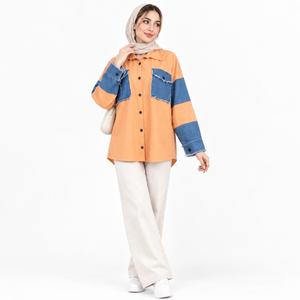 خرید اینترنتی قیمت کت زنانه کتان و جین اسپرت پاییزی