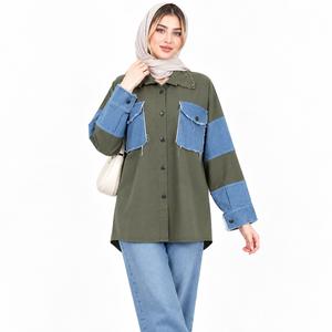خرید اینترنتی قیمت کت زنانه کتان و جین اسپرت پاییزی