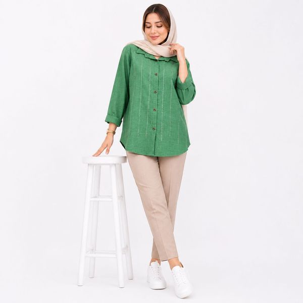 مانتو زنانه نگین دار شانتون