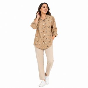 خرید اینترنتی قیمت شومیز زنانه گل گچی شکوفه