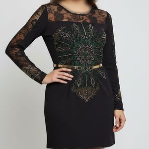 خرید اینترنتی قیمت پیراهن زنانه مجلسی گیپوری ترک اورجینال