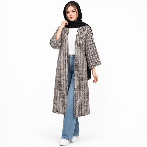 مانتو پاییزه زنانه لمه شانل ترک