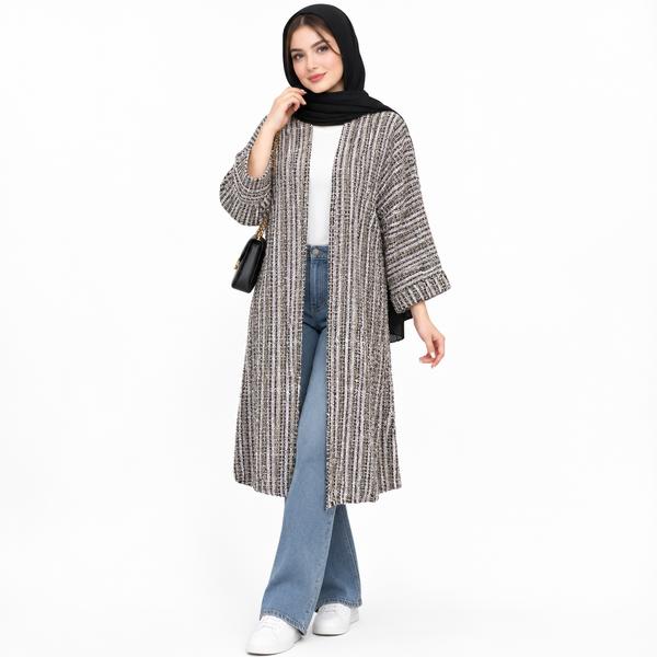 مانتو پاییزه زنانه لمه شانل ترک
