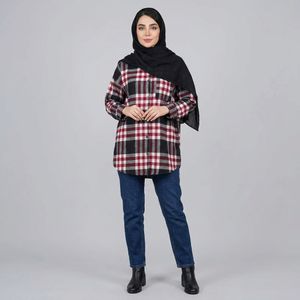 خرید اینترنتی قیمت شکت زنانه چهارخونه پاییزی