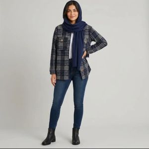 خرید اینترنتی قیمت شکت زنانه چهارخونه پشمی