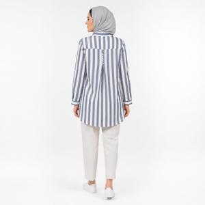 خرید اینترنتی قیمت مانتو زنانه اسپرت راه راه